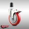 Service Caster 5 Inch 316SS Red Poly Swivel 1-1/2 Inch Expanding Stem Caster Lock Brake SCC SCC-SS316TTLEX20S514-PPUB-RED-112 - alternate 3